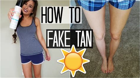 fake tan in clothes|how does self tanning work.